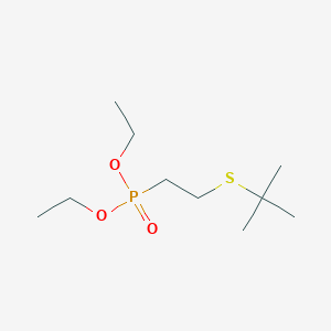 molecular formula C10H23O3PS B14516450 Diethyl [2-(tert-butylsulfanyl)ethyl]phosphonate CAS No. 62514-80-1