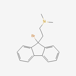 molecular formula C17H18BrSi B14516478 CID 78065286 