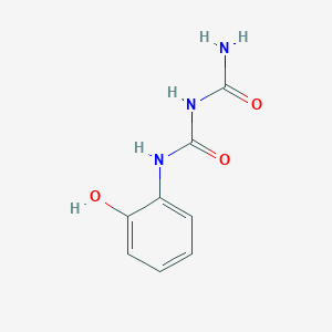 molecular formula C8H9N3O3 B14516513 N-(2-Hydroxyphenyl)-2-imidodicarbonic diamide CAS No. 63118-40-1