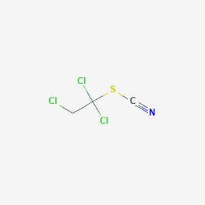 molecular formula C3H2Cl3NS B14516518 1,1,2-Trichloroethyl thiocyanate CAS No. 62737-82-0