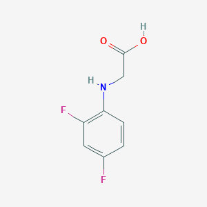 molecular formula C8H7F2NO2 B1451653 2-(2,4-Difluorophenylamino)acetic acid CAS No. 901187-90-4