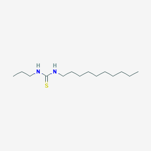 molecular formula C14H30N2S B14516535 N-Decyl-N'-propylthiourea CAS No. 62552-29-8