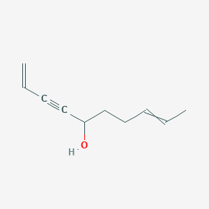 molecular formula C10H14O B14516546 Deca-1,8-dien-3-yn-5-ol CAS No. 62400-64-0
