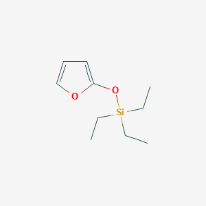 molecular formula C10H18O2Si B14516565 Triethyl[(furan-2-yl)oxy]silane CAS No. 62596-54-7