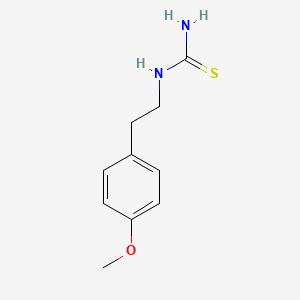 molecular formula C10H14N2OS B1451657 N-[2-(4-methoxyphenyl)ethyl]thiourea CAS No. 81050-04-6