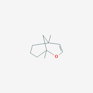 molecular formula C10H16O B14516633 1,5-Dimethyl-2-oxabicyclo[3.3.1]non-3-ene CAS No. 62994-79-0
