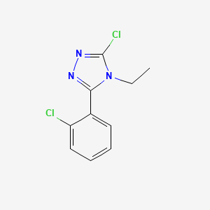 3-chloro-5-(2-chlorophenyl)-4-ethyl-4H-1,2,4-triazole