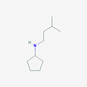 molecular formula C10H21N B1451667 N-(3-methylbutyl)cyclopentanamine CAS No. 70392-00-6