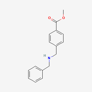 molecular formula C16H17NO2 B1451669 4-((苄胺)甲基)苯甲酸甲酯 CAS No. 190655-55-1