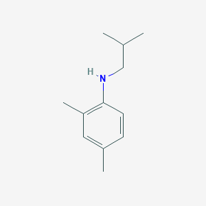 molecular formula C12H19N B1451670 2,4-dimethyl-N-(2-methylpropyl)aniline CAS No. 1021107-02-7