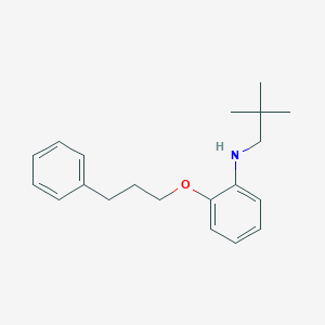 molecular formula C20H27NO B1451671 N-Neopentyl-2-(3-phenylpropoxy)aniline CAS No. 1040687-94-2