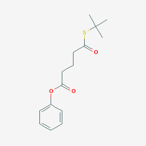 molecular formula C15H20O3S B14516848 Phenyl 5-(tert-butylsulfanyl)-5-oxopentanoate CAS No. 62615-86-5