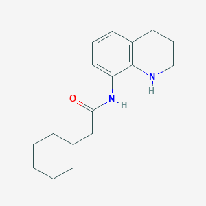 molecular formula C17H24N2O B1451686 2-cyclohexyl-N-(1,2,3,4-tetrahydroquinolin-8-yl)acetamide CAS No. 1042653-61-1