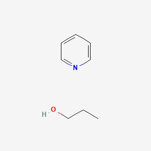 molecular formula C8H13NO B14516896 Propan-1-ol--pyridine (1/1) CAS No. 62385-31-3