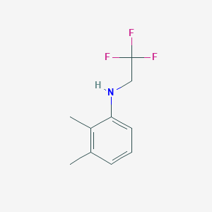 B1451696 2,3-dimethyl-N-(2,2,2-trifluoroethyl)aniline CAS No. 1021088-29-8
