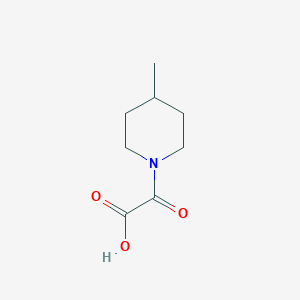 molecular formula C8H13NO3 B1451699 2-(4-Methylpiperidin-1-yl)-2-oxoacetic acid CAS No. 1018565-49-5