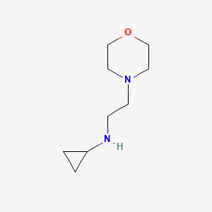 N-(2-morpholin-4-ylethyl)cyclopropanamine