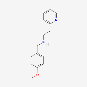 molecular formula C15H18N2O B1451703 [(4-甲氧基苯基)甲基][2-(吡啶-2-基)乙基]胺 CAS No. 22540-58-5