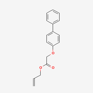 molecular formula C17H16O3 B14517057 Prop-2-en-1-yl [([1,1'-biphenyl]-4-yl)oxy]acetate CAS No. 62469-93-6