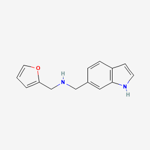 (2-Furylmethyl)(1H-indol-6-ylmethyl)amine
