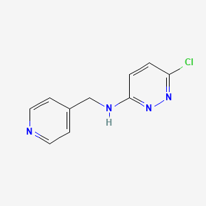 molecular formula C10H9ClN4 B1451710 6-chloro-N-(pyridin-4-ylmethyl)pyridazin-3-amine CAS No. 1042499-95-5