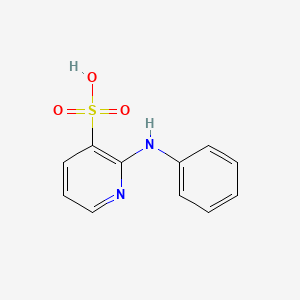 molecular formula C11H10N2O3S B14517146 2-Anilinopyridine-3-sulfonic acid CAS No. 62499-54-1