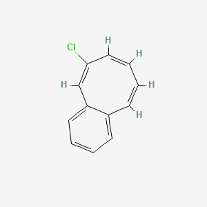 molecular formula C12H9Cl B14517187 (5E,7Z,9Z)-6-chlorobenzo[8]annulene 