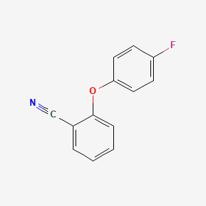 molecular formula C13H8FNO B1451727 2-(4-Fluoro-phenoxy)-benzonitrile CAS No. 1020922-27-3
