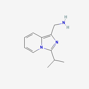 [3-(Propan-2-yl)imidazo[1,5-a]pyridin-1-yl]methanamine