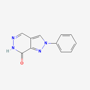 molecular formula C11H8N4O B1451738 2-Phenyl-2H-pyrazolo[3,4-D]pyridazin-7(6H)-one CAS No. 1049120-92-4