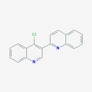 molecular formula C18H11ClN2 B14517399 4'-Chloro-2,3'-biquinoline CAS No. 62738-02-7