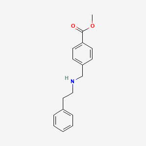Methyl 4-{[(2-phenylethyl)amino]methyl}benzoate