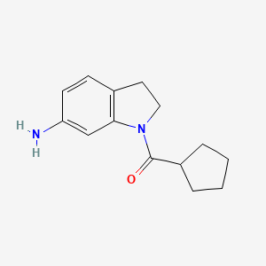1-(Cyclopentylcarbonyl)indolin-6-amine