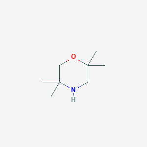 molecular formula C8H17NO B1451750 2,2,5,5-Tetramethylmorpholine CAS No. 1018611-94-3