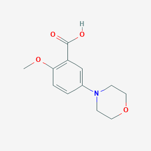 2-Methoxy-5-morpholin-4-YL-benzoic acid
