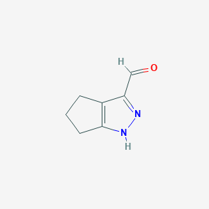1,4,5,6-Tetrahydrocyclopenta[c]pyrazole-3-carbaldehyde