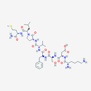 molecular formula C42H68N10O11S B145177 GR 64349 CAS No. 136548-07-7