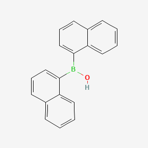 molecular formula C20H15BO B14517880 Dinaphthalen-1-ylborinic acid CAS No. 62981-91-3