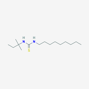 molecular formula C15H32N2S B14517891 N-(2-Methylbutan-2-yl)-N'-nonylthiourea CAS No. 62552-25-4