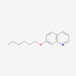molecular formula C15H19NO B145179 7-Hexoxyquinoline CAS No. 131802-59-0