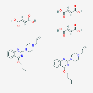 2-(4-Allyl-1-piperazinyl)-4-butoxyquinazoline fumarate (2:3)