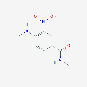 N-methyl-4-(methylamino)-3-nitrobenzamide