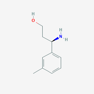 molecular formula C10H15NO B1451807 (r)-3-m-Tolyl-beta-alaninol CAS No. 1213568-19-4