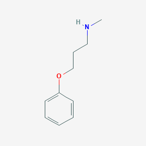 molecular formula C10H15NO B145181 N-甲基-3-苯氧基丙-1-胺 CAS No. 132424-10-3