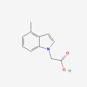 molecular formula C11H11NO2 B1451810 (4-methyl-1H-indol-1-yl)acetic acid CAS No. 1094641-33-4