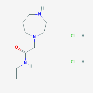 2-(1,4-diazepan-1-yl)-N-ethylacetamide dihydrochloride