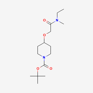 2-(1-Boc-4-piperidinyloxy)-N-ethyl-N-methylacetamide