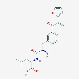 molecular formula C22H26N2O5 B145183 3-(2-Furylacryloyl)phenylalanylleucine CAS No. 134876-52-1