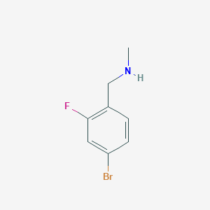 1-(4-bromo-2-fluorophenyl)-N-methylmethanamine