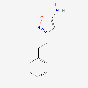 3-(2-Phenylethyl)-1,2-oxazol-5-amine